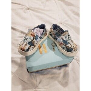 NIB Tom's + Disney Luca Cinderella Canvas Toddler Sneakers Tiny 5